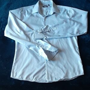 CL98 Button down shirt for men stripped blue and white
